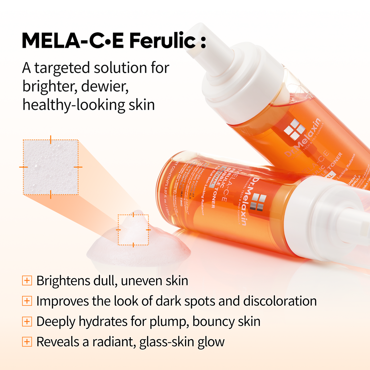 Mela-C·E Ferulic Bubble Toner - Dr.Melaxin.us