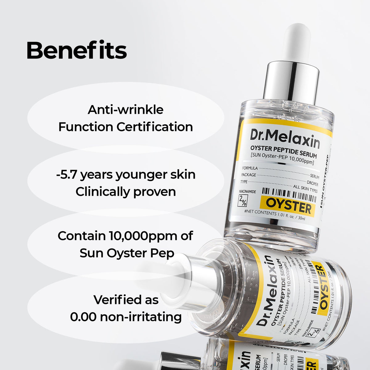 Oyster Pep-3 Renewal Serum & Cream Duo - Dr.Melaxin.us