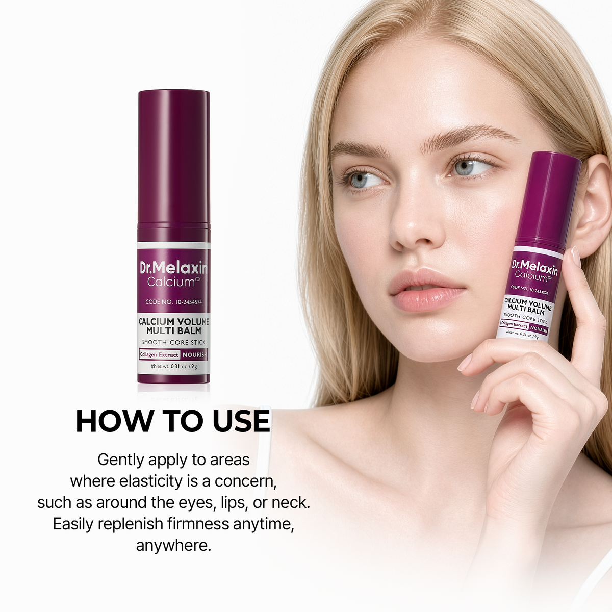 [TikTok Bestseller] Calcium Volume Multi Balm & Eye Patch 60ea - Dr.Melaxin.us
