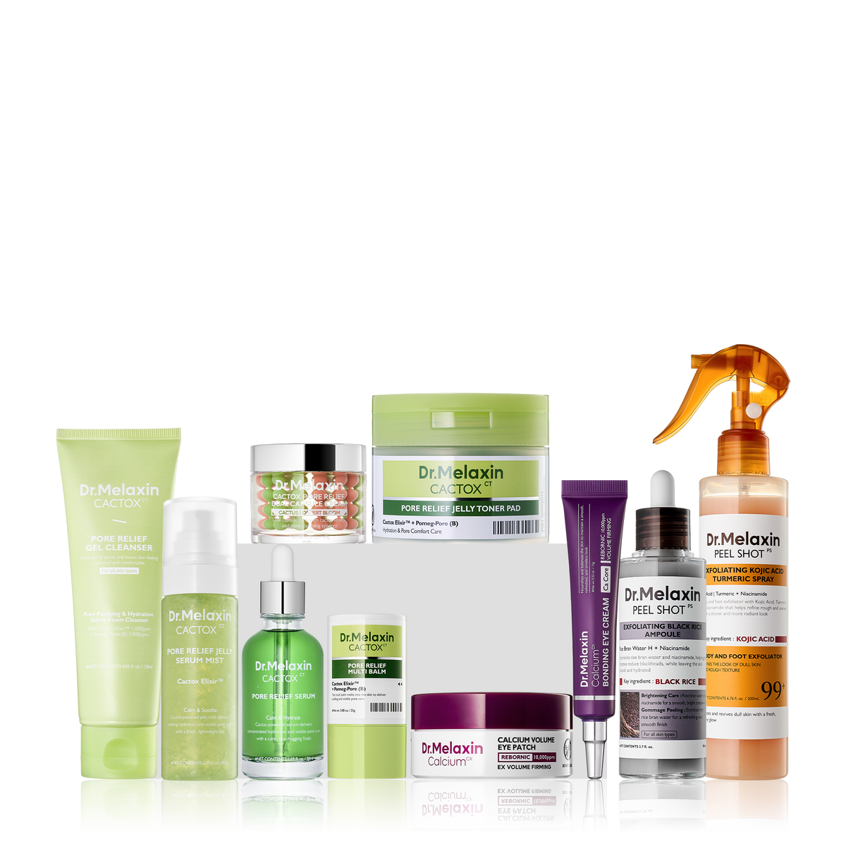 [Dr.Melaxin Exclusive] Pore-Refining & Volumizing Reset 10-Step Set - Dr.Melaxin.us