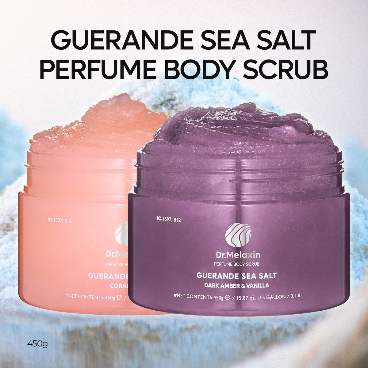 Guerande Sea Salt Perfume Body Scrub 2 types - Dr.Melaxin.us