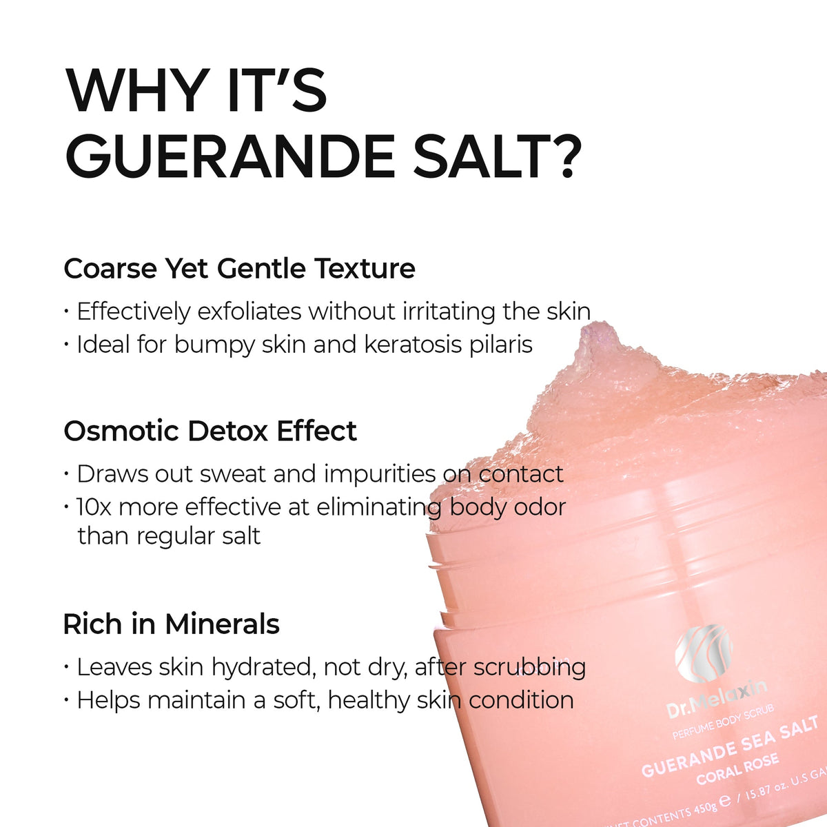 Guerande Sea Salt Perfume Body Scrub 2 types - Dr.Melaxin.us