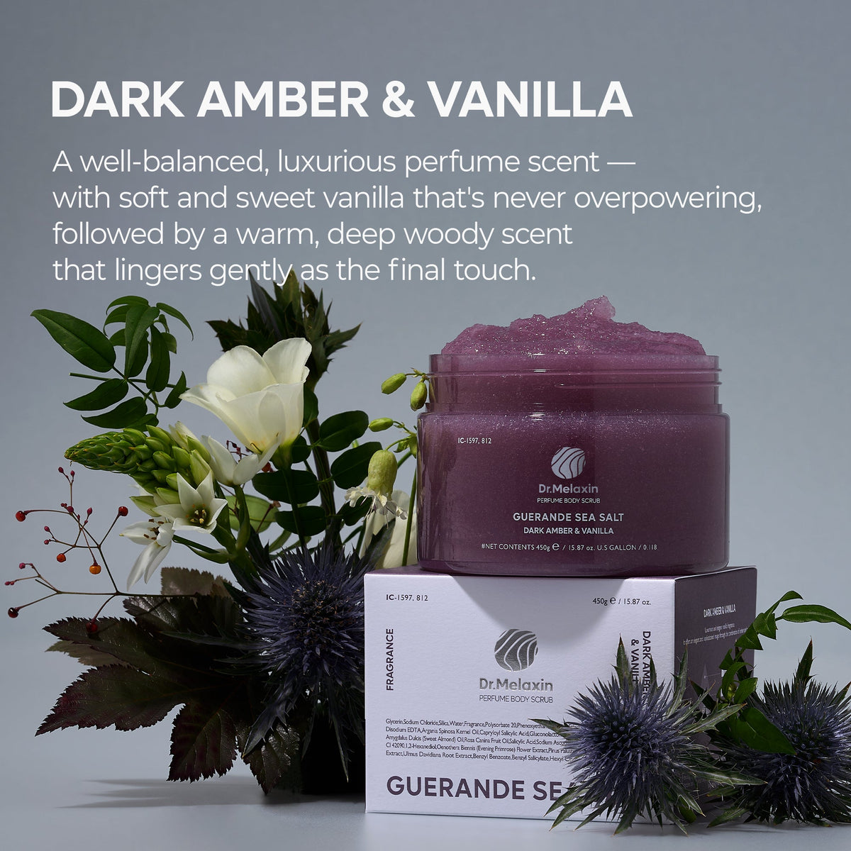 Guerande Sea Salt Perfume Body Scrub 2 types - Dr.Melaxin.us