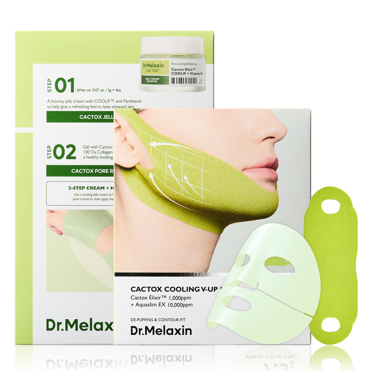 Cactox De-Puffing Pore Tox Mask Set - Dr.Melaxin.us