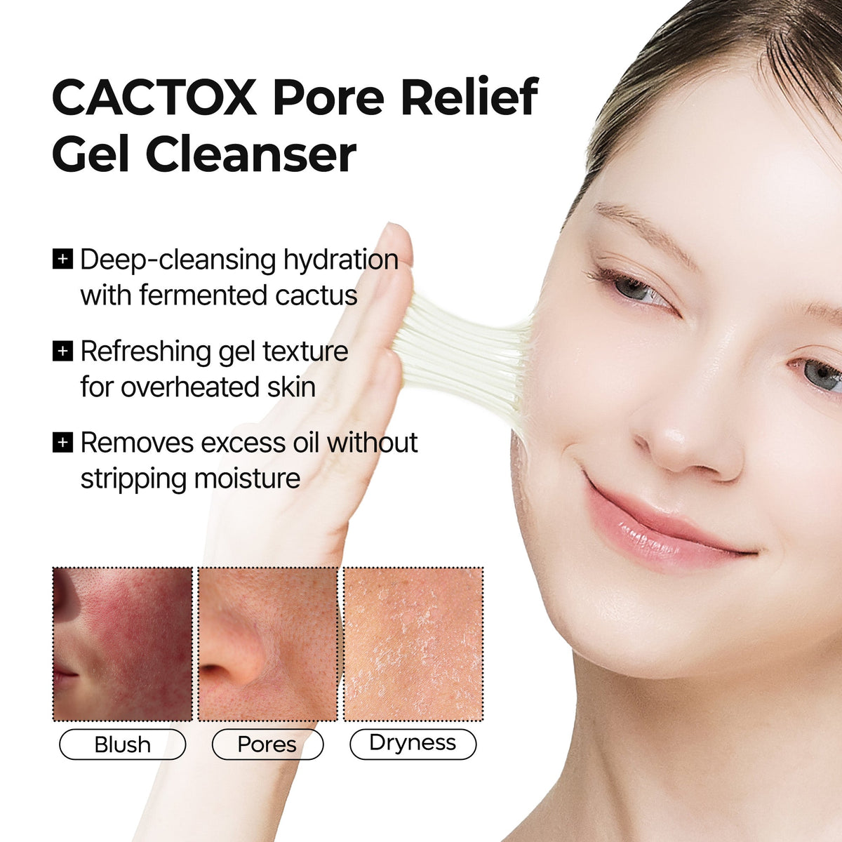 Cactox Pore Relief Gel Cleanser - Dr.Melaxin.us
