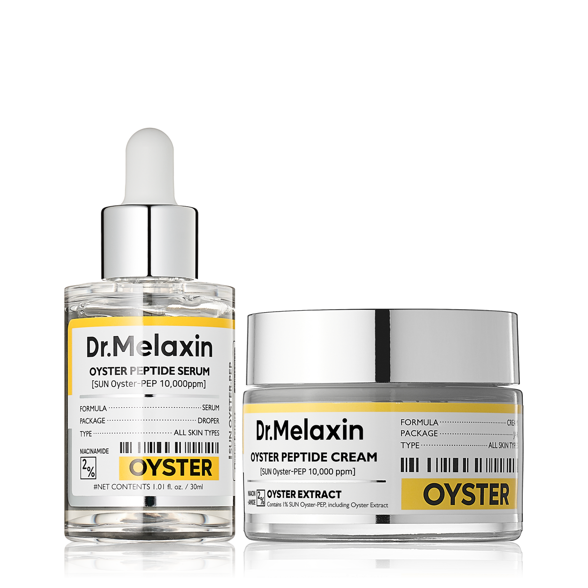 Oyster Pep-3 Renewal Serum & Cream Duo - Dr.Melaxin.us