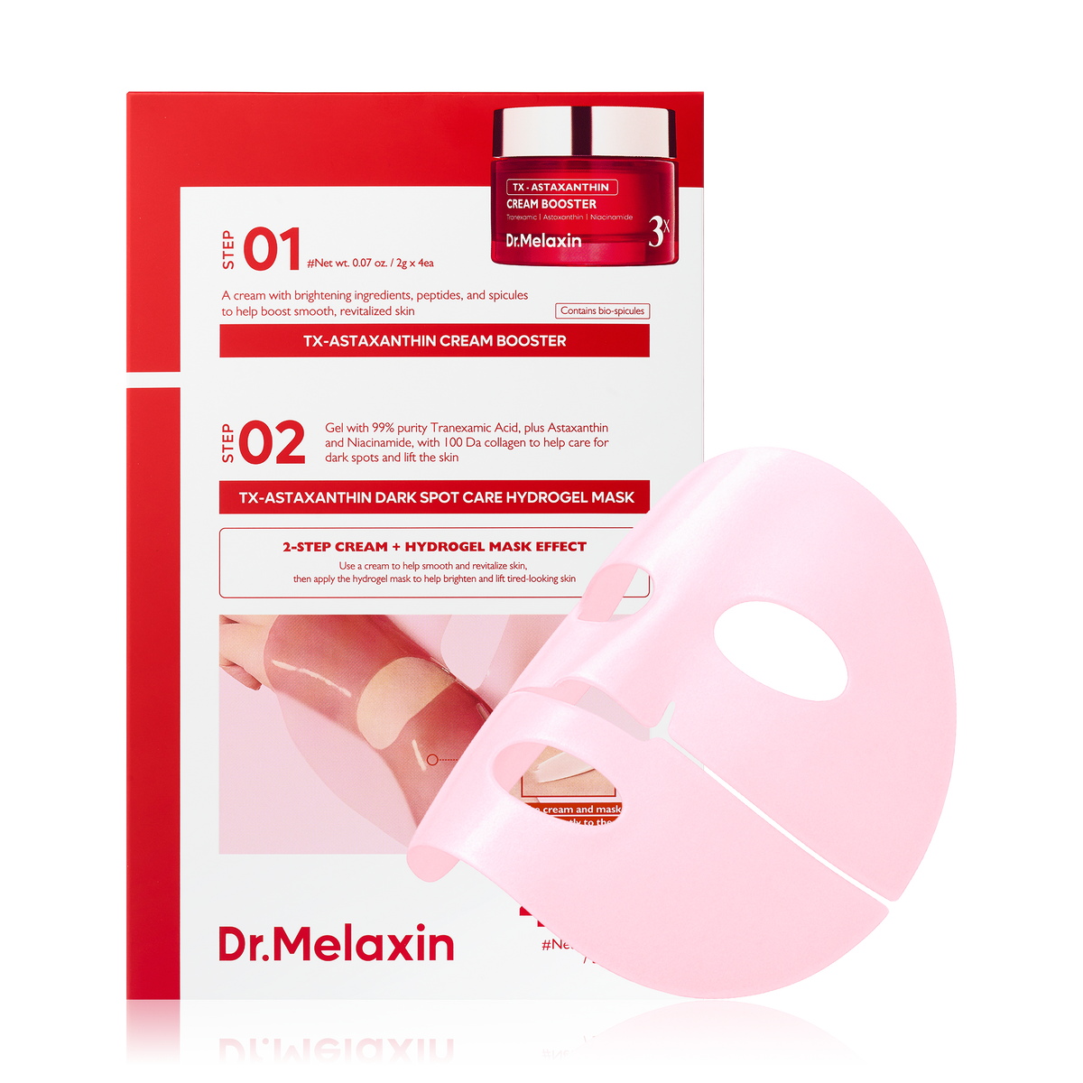 TX Astaxanthin Dark Spot Care Hydrogel Mask 4EA - Dr.Melaxin.us