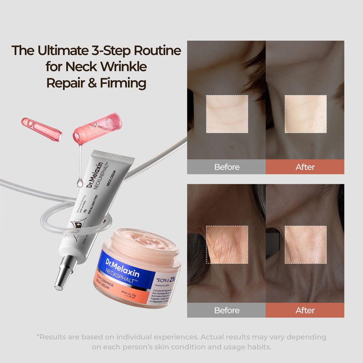 [Dr.Melaxin Exclusive] 3-Minute Neck & Face Anti-Aging Ritual Set - Dr.Melaxin.us