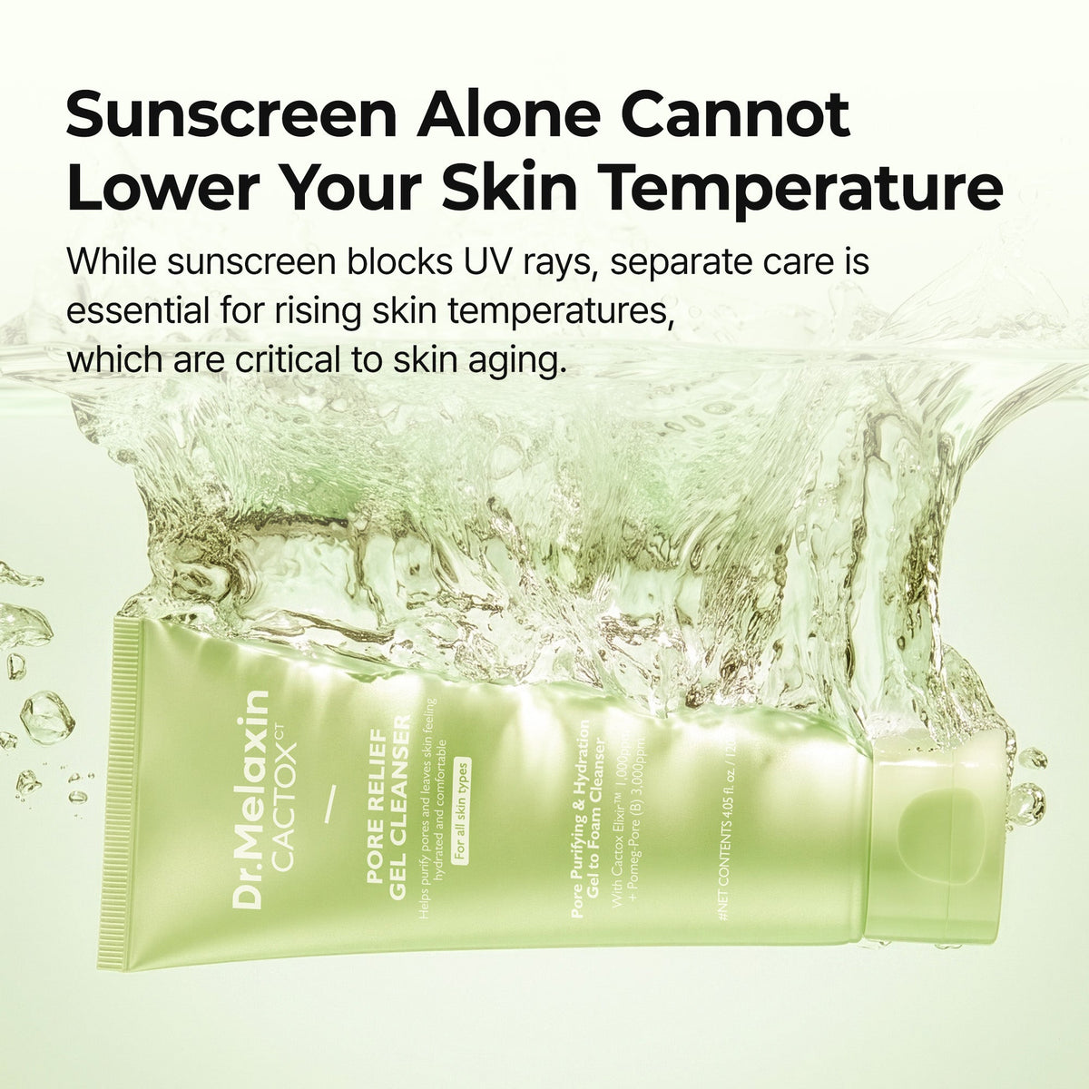 Cactox Pore Relief Gel Cleanser - Dr.Melaxin.us