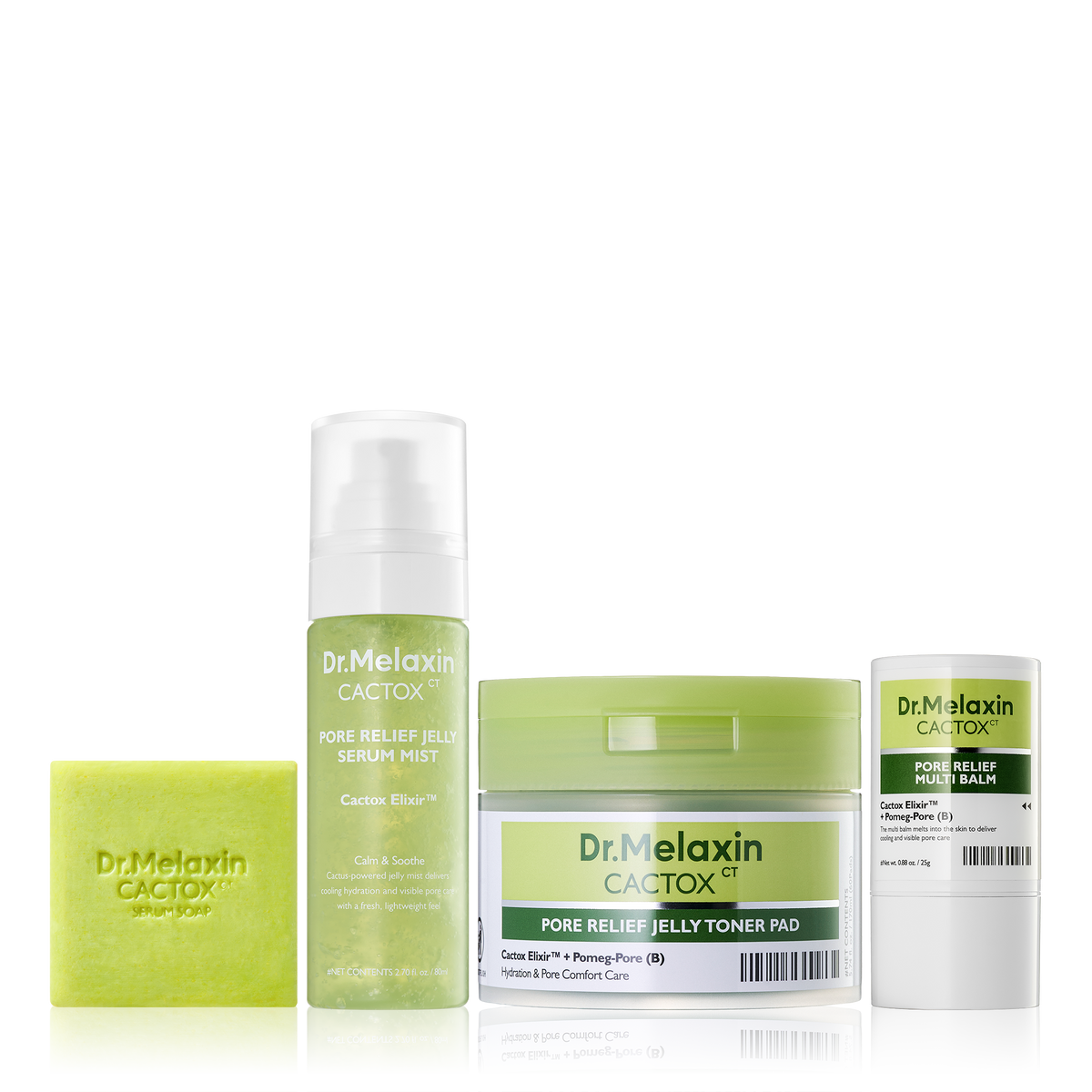 Cactox Deep Cleansing & Pore Care 4-Step Set - Dr.Melaxin.us