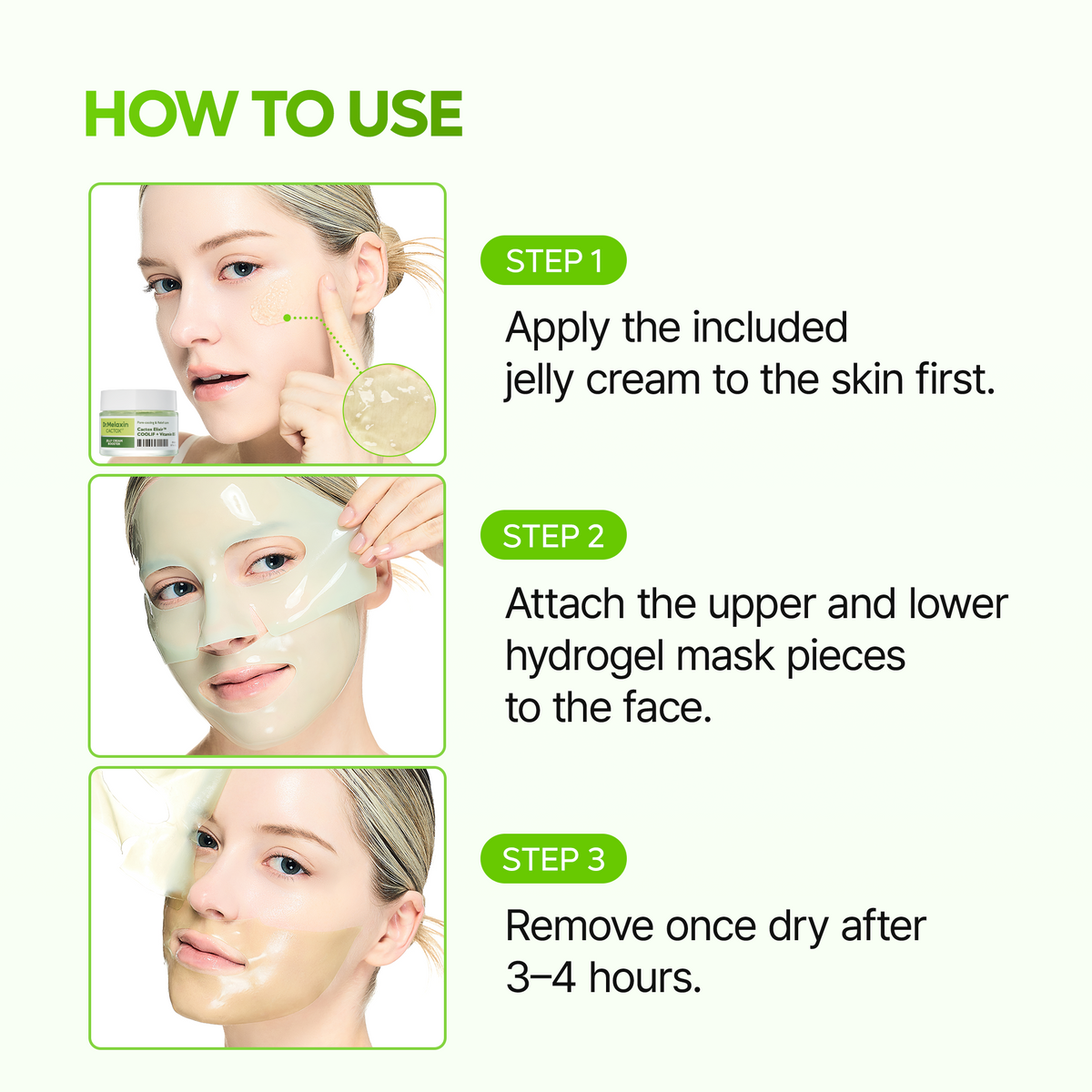 Cactox De-Puffing Pore Tox Mask Set - Dr.Melaxin.us