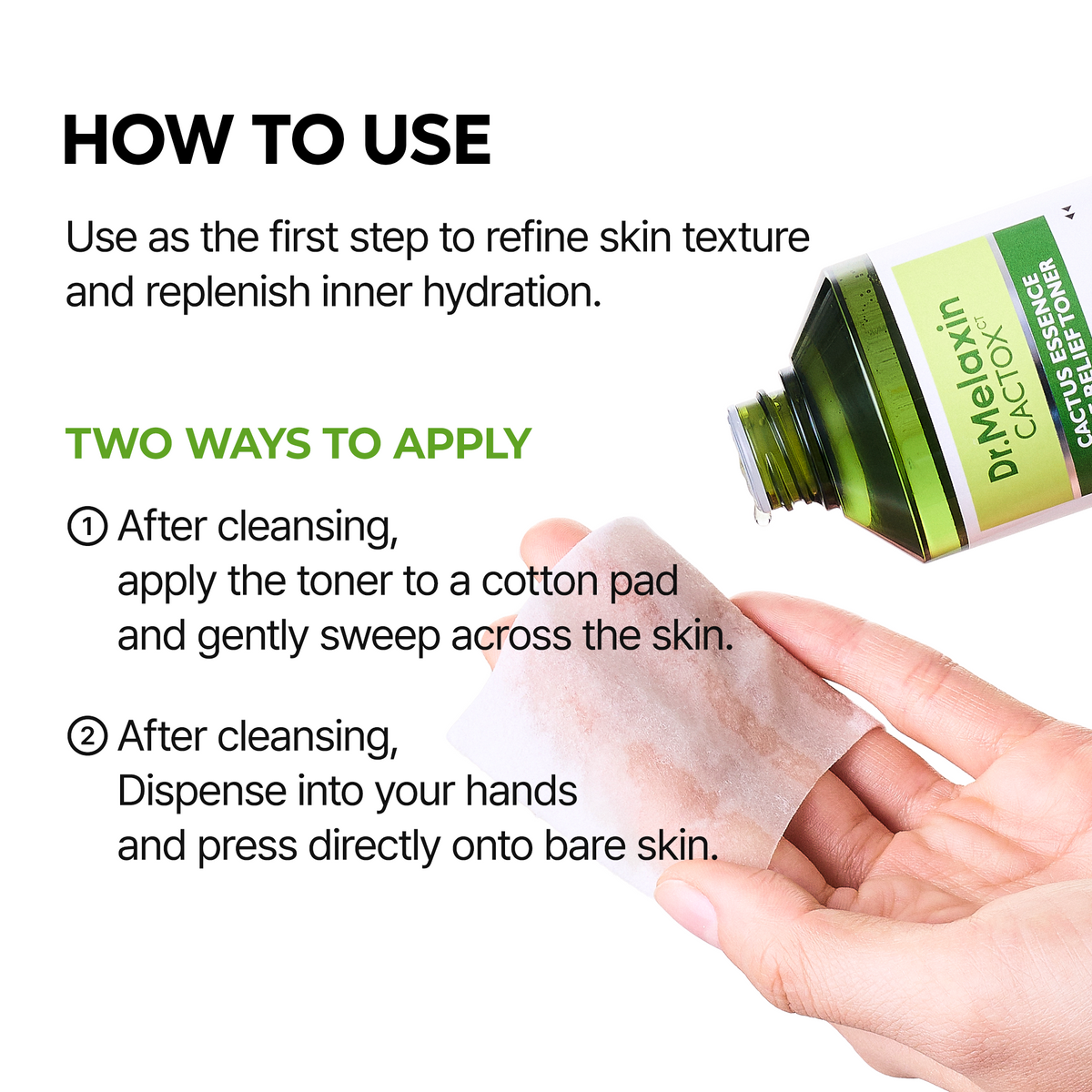 Cactox Essence Pore Relief Toner - Dr.Melaxin.us