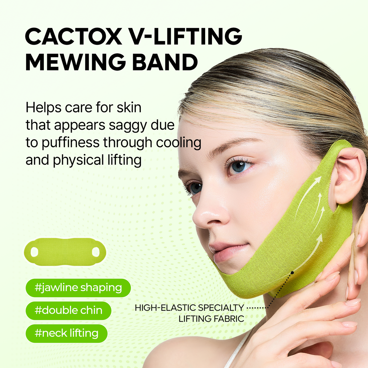 Cactox V-Lifting Mewing Band 4EA - Dr.Melaxin.us