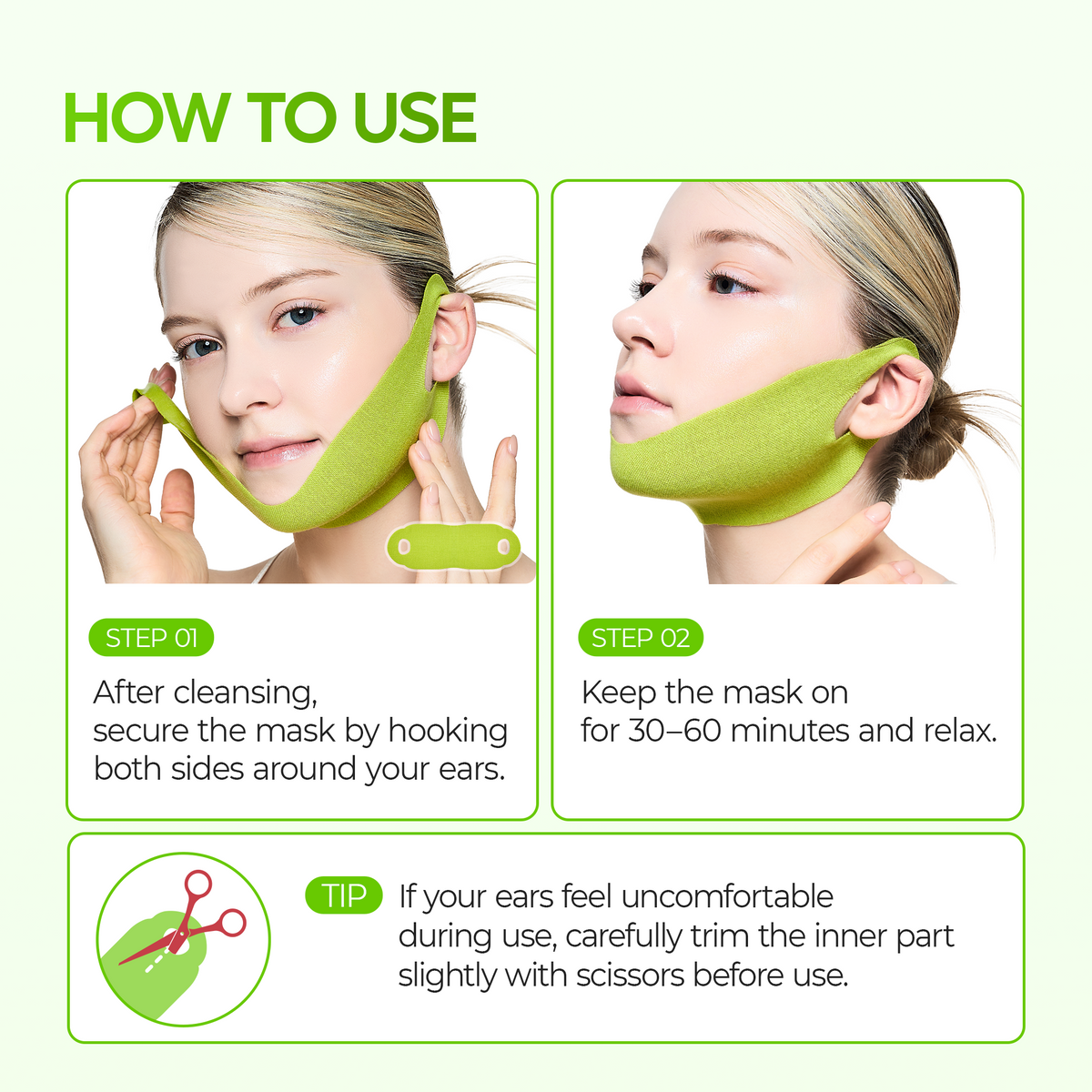 Cactox V-Lifting Mewing Band 4EA - Dr.Melaxin.us