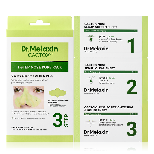 Cactox 3-Step Nose Mask Pack - Dr.Melaxin.us