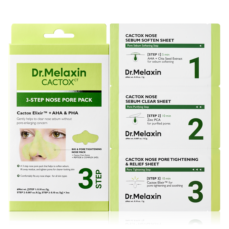 Cactox 3-Step Nose Mask Pack - Dr.Melaxin.us