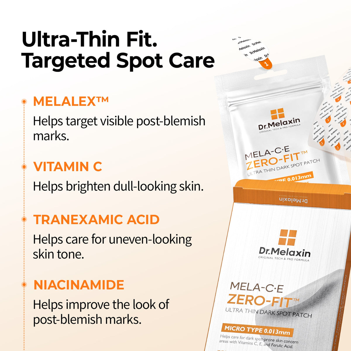 Zero Fit Blemish & Dark Spot Patch Duo - Dr.Melaxin.us