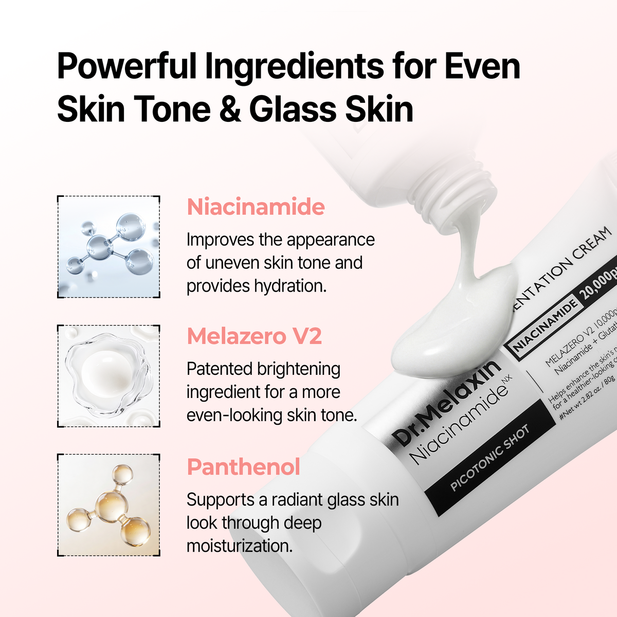 Niacinamide Picotonic Shot Pigmentation Cream - Dr.Melaxin.us