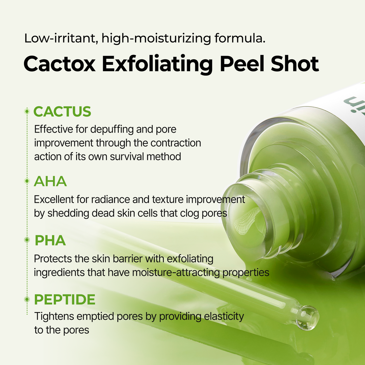 Peel Shot Exfoliating Cactox Serum - Dr.Melaxin.us