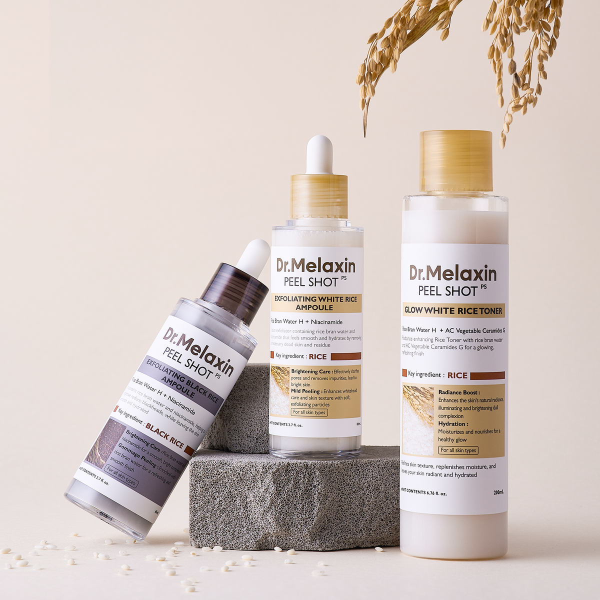 Peel Shot Glow Rice Routine - Dr.Melaxin.us
