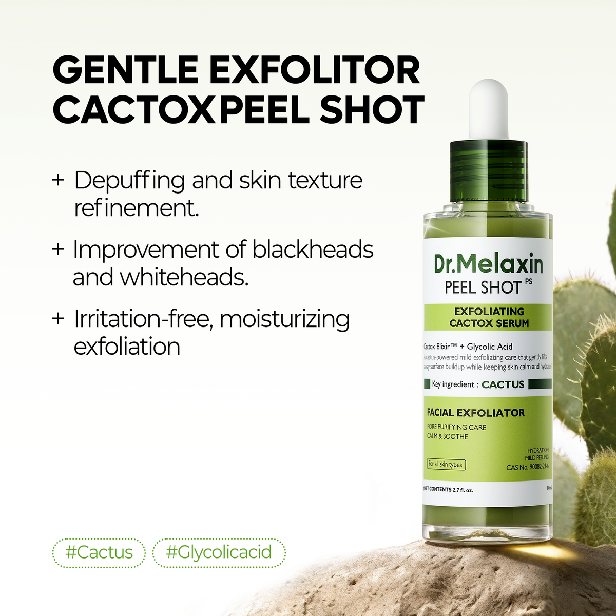 Peel Shot Exfoliating Cactox Serum - Dr.Melaxin.us