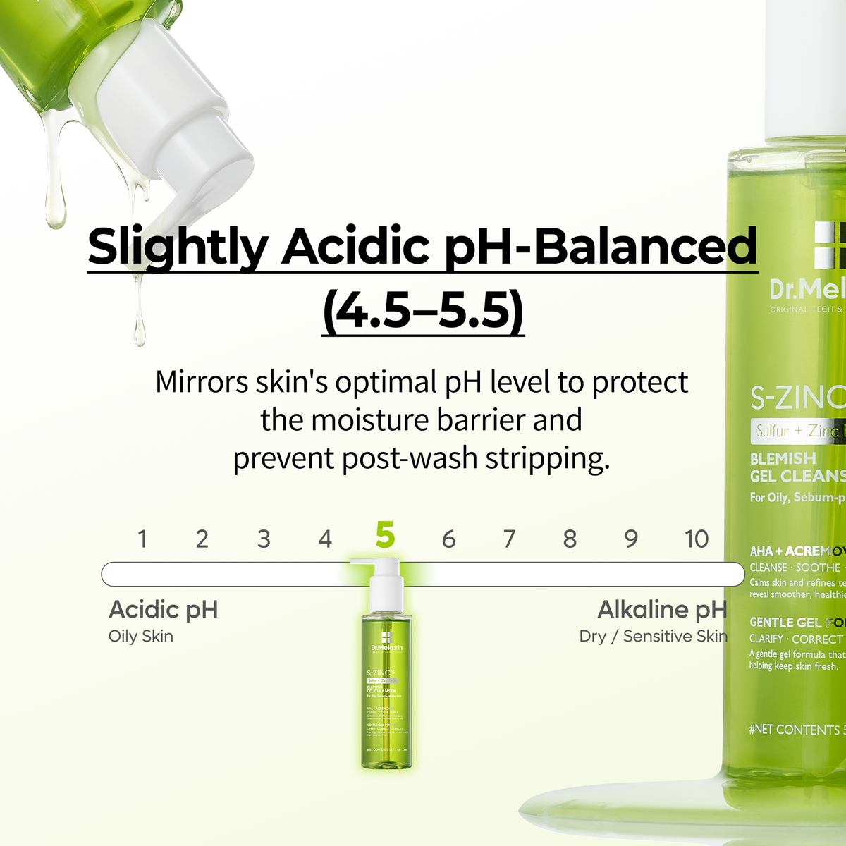 S-ZINC Blemish Gel Cleanser - Dr.Melaxin.us