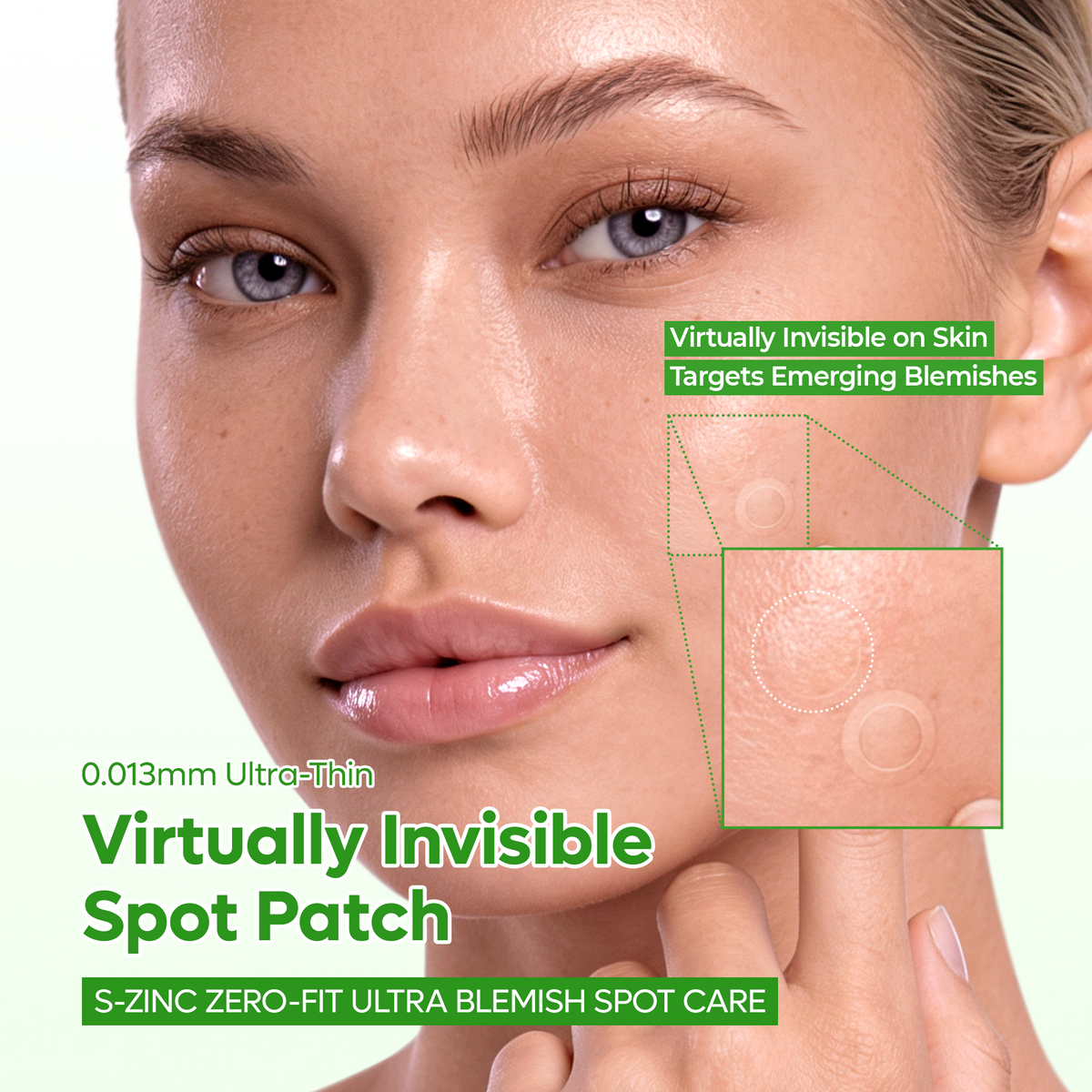 S-ZINC ZERO FIT Ultra Thin Blemish Spot Patch - Dr.Melaxin.us