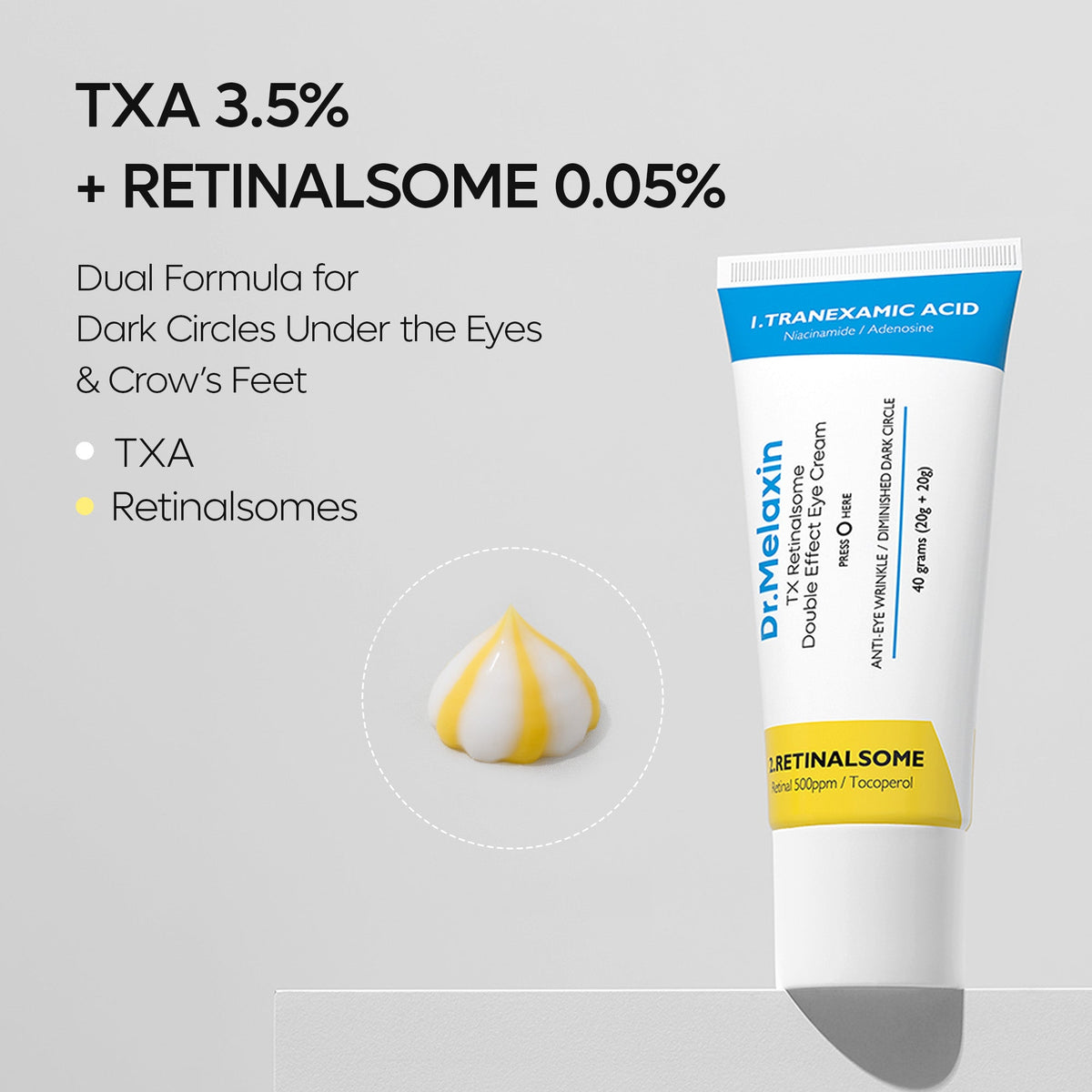 TX Retinalsome Double Effect Eyecream - Dr.Melaxin.us