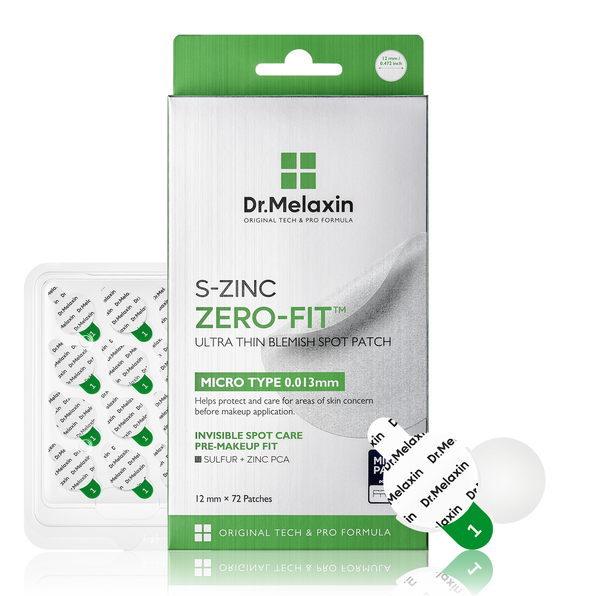S-ZINC ZERO FIT Ultra Thin Blemish Spot Patch - Dr.Melaxin.us