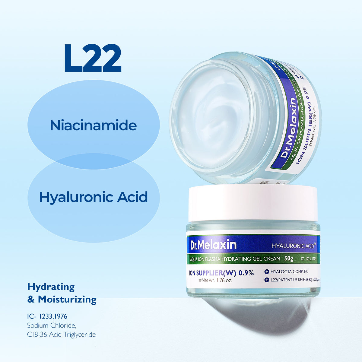 Aqua Ion Plasma Hydrating Gel Cream - Dr.Melaxin.us