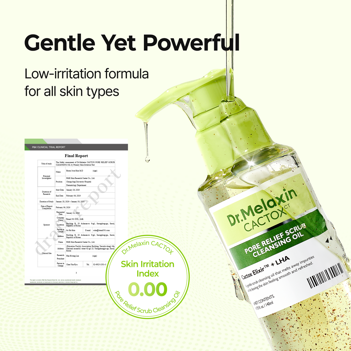 Cactox Pore Relief Scrub Cleansing Oil - Dr.Melaxin.us