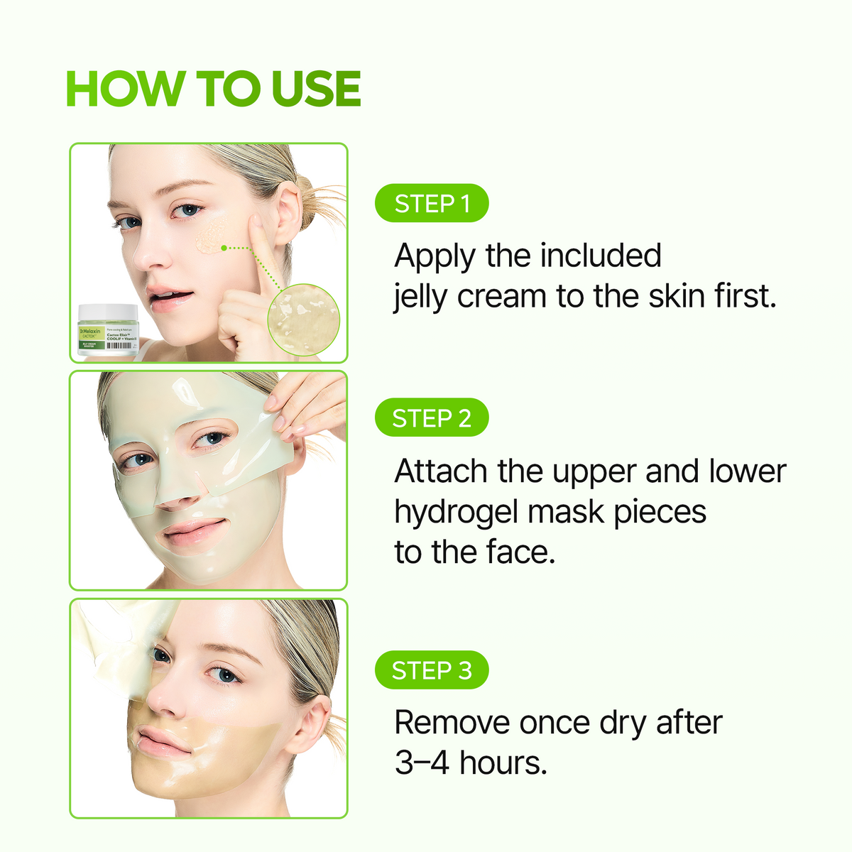 Cactox De-Puffing Pore Tox Gel Mask 4EA - Dr.Melaxin.us