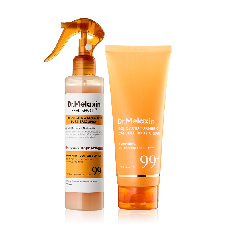 Kojic Acid Amber Face & Body Care Set - Dr.Melaxin.us